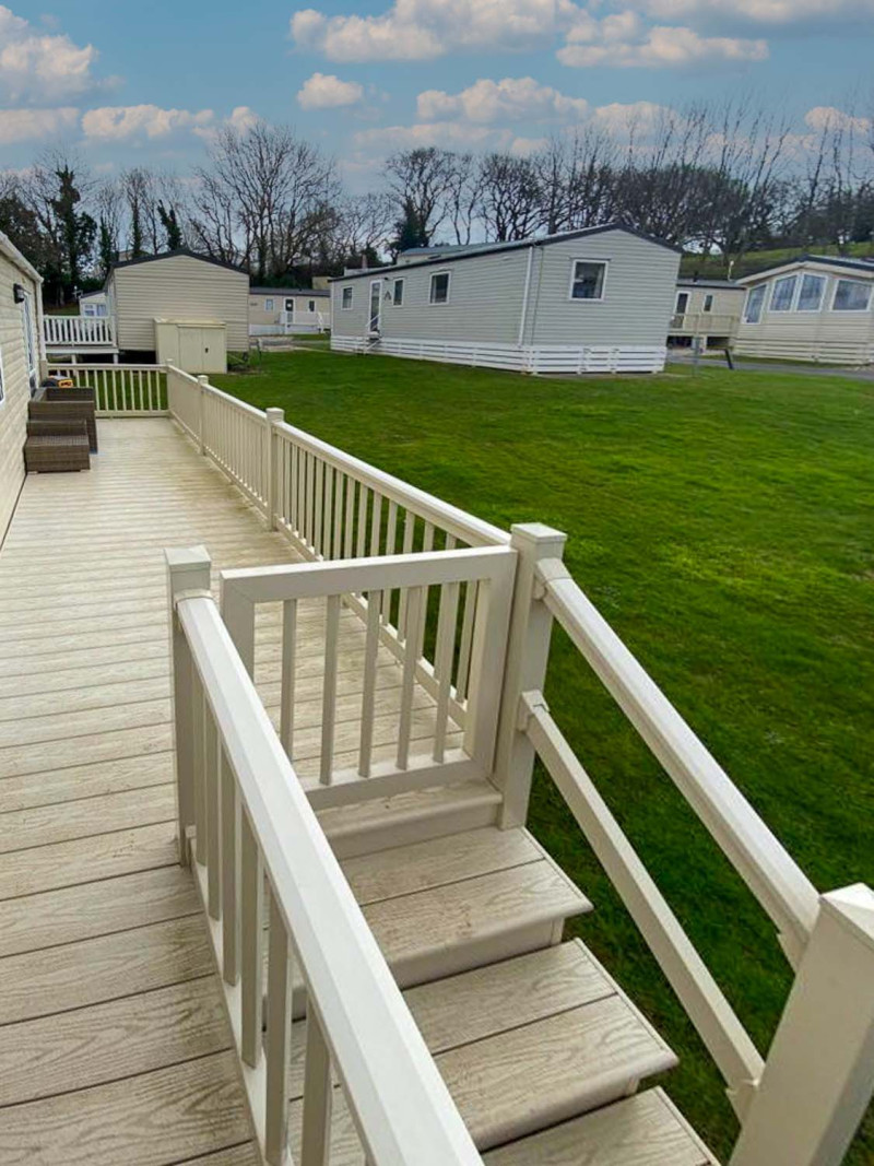 ABI Sunningdale 2015 at Golden Sands, Dawlish, Devon. 2 bedrooms & large decking