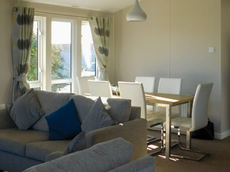 Willerby Pinehurst Lodge 2016 at Romney Sands, Kent. Beautiful lakeside pitch