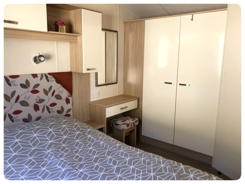 Atlas Chorus 2016 static caravan sited at Ringwood, Hampshire