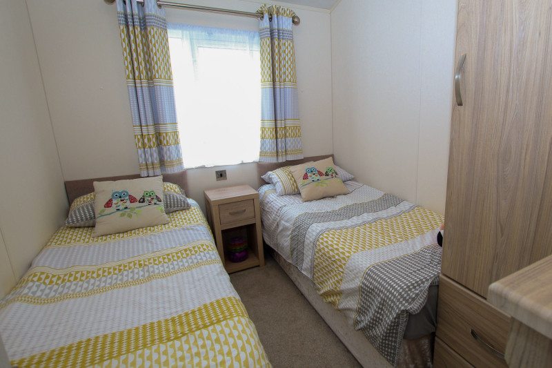 Delta Canterbury 2015 lodge at Coghurst Hall, near Hastings in East Sussex. Great lake views
