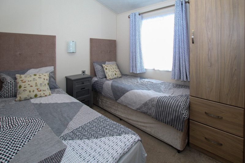 Delta Canterbury 2015 lodge at Coghurst Hall, near Hastings in East Sussex. Great lake views