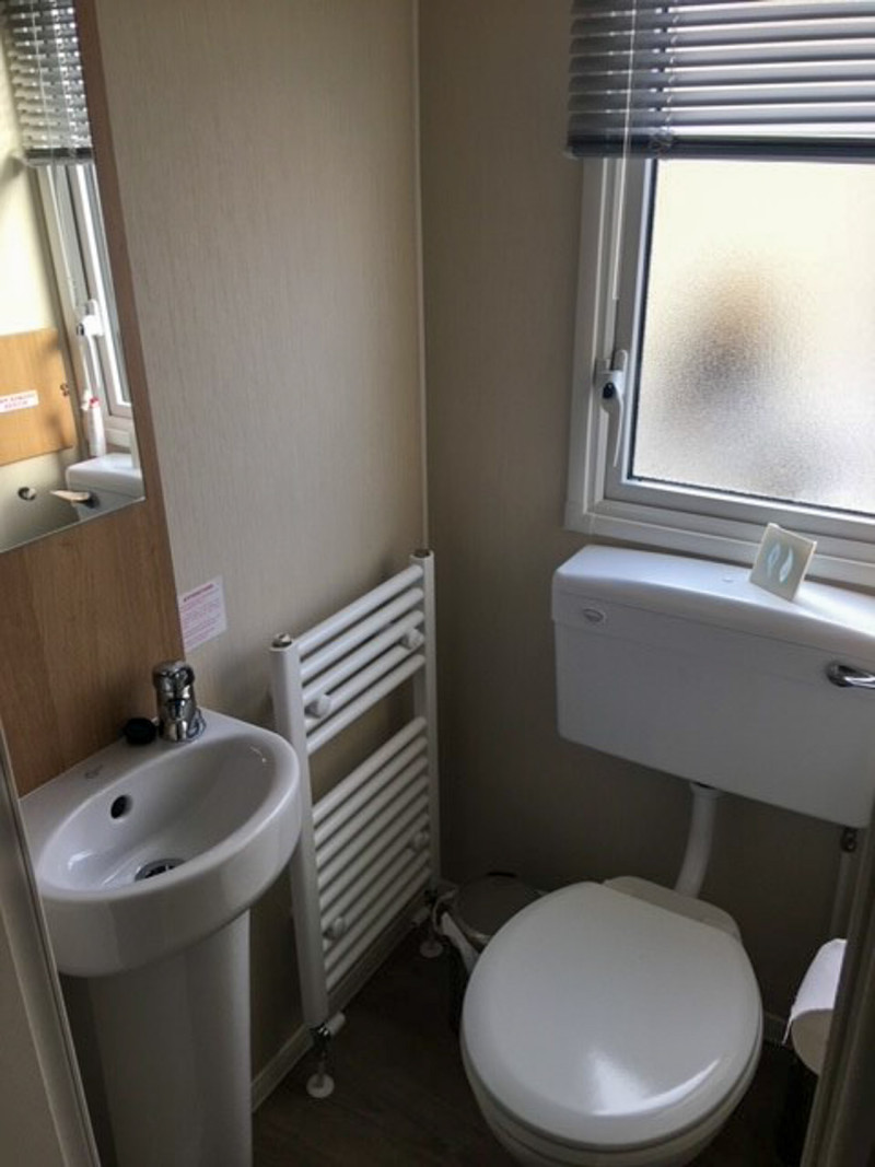 Willerby Etchingham 2018 at Golden Sands, Dawlish, Devon. Lovely decking, 3 bedrooms