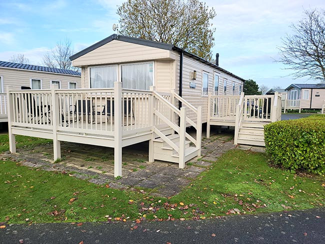 3 bed Willerby Seasons 2019 caravan on Butlins site, Skegness, Lincolnshire