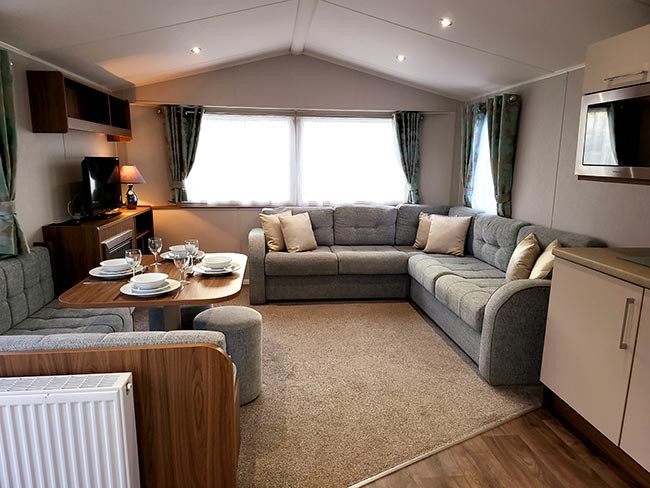 3 bed Willerby Seasons 2019 caravan on Butlins site, Skegness, Lincolnshire