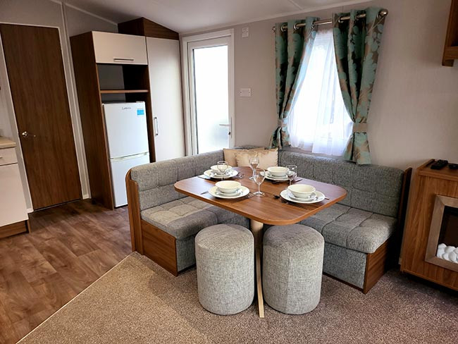 3 bed Willerby Seasons 2019 caravan on Butlins site, Skegness, Lincolnshire