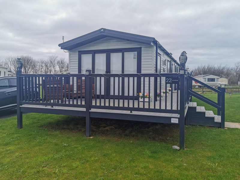 Willerby Lamberhurst 2022 static caravan at Turnberry Holiday Park, Ayrshire, Scotland