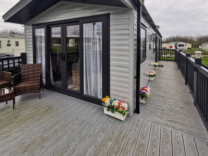 Willerby Lamberhurst 2022 static caravan at Turnberry Holiday Park, Ayrshire, Scotland