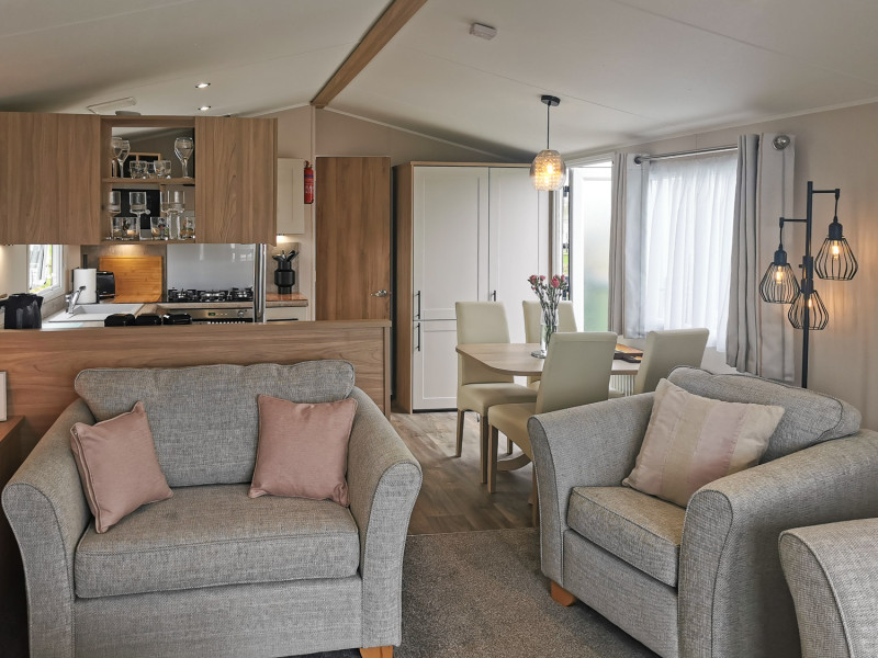Willerby Lamberhurst 2022 static caravan at Turnberry Holiday Park, Ayrshire, Scotland