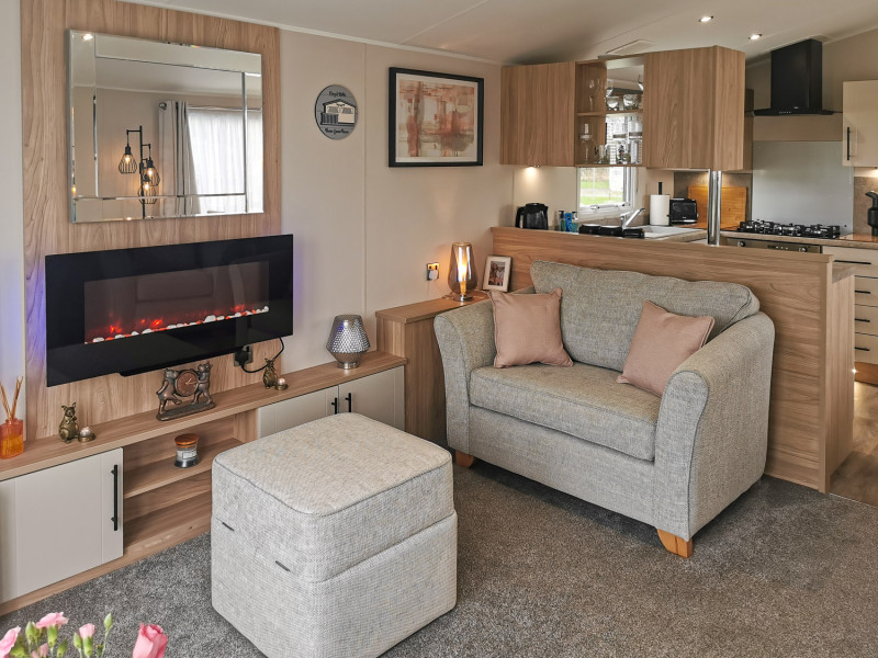 Willerby Lamberhurst 2022 static caravan at Turnberry Holiday Park, Ayrshire, Scotland