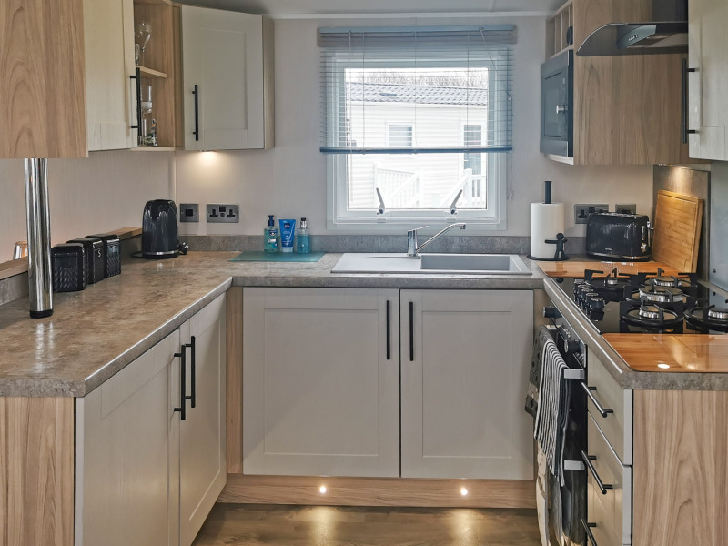 Willerby Lamberhurst 2022 static caravan at Turnberry Holiday Park, Ayrshire, Scotland