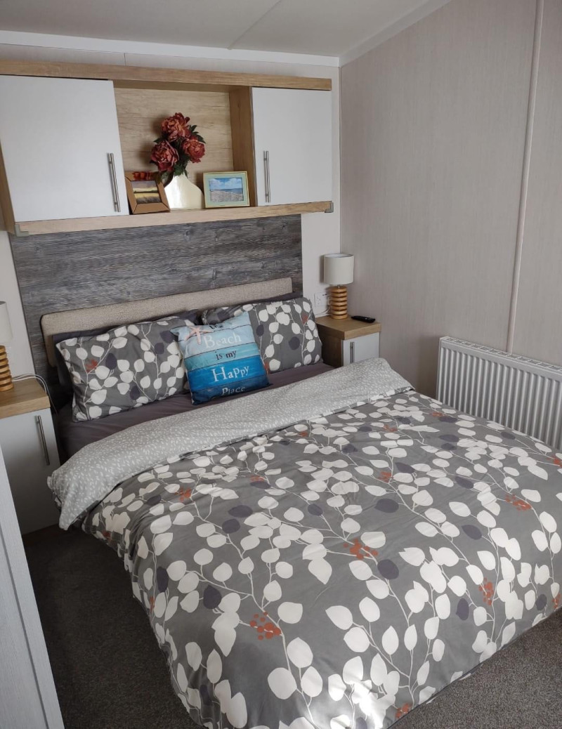 Swift Bordeaux 2021 static caravan at Haven's Church Farm Holiday Park, Pagham, West Sussex