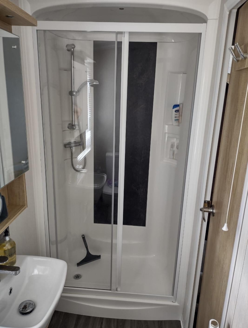 Swift Bordeaux 2021 static caravan at Haven's Church Farm Holiday Park, Pagham, West Sussex