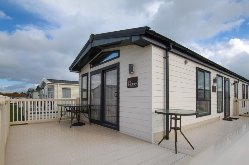 Victory Monaco 2015 static caravan at New Beach, Dymchurch, Kent