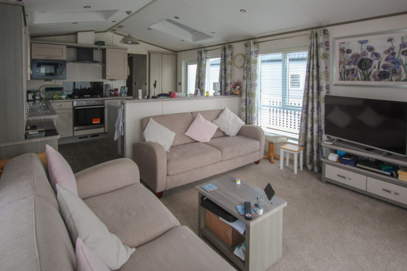 Victory Monaco 2015 static caravan at New Beach, Dymchurch, Kent
