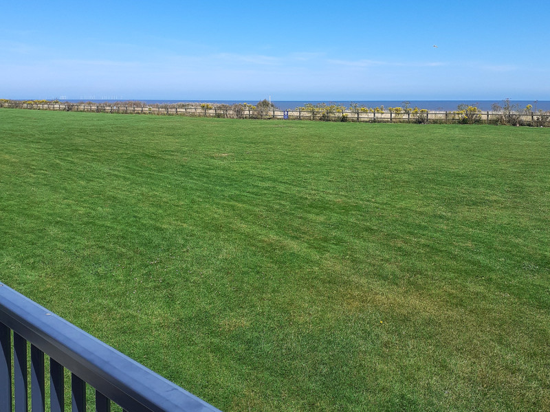 Delta Superior Deluxe 2022 + decking on Broadlands Sands, Suffolk. Stunning pitch