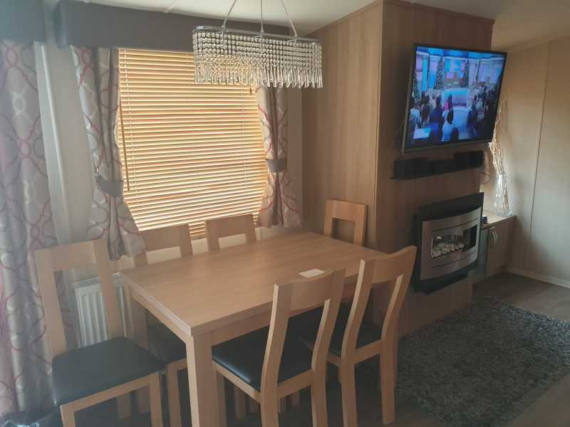 Centre-lounge style Swift Serenity 2015 at Combe Haven, nr Hastings, East Sussex