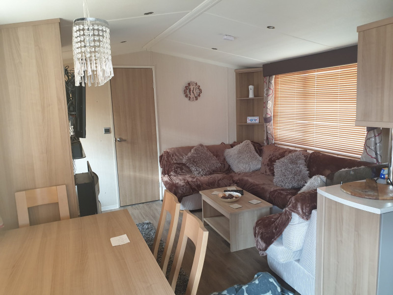 Centre-lounge style Swift Serenity 2015 at Combe Haven, nr Hastings, East Sussex