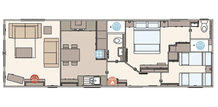 *REDUCED* ABI Ambleside 2022 holiday home on a prime location at Seal Bay, Selsey