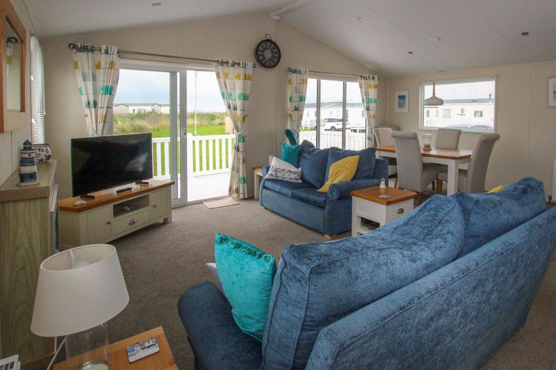 Willerby Clearwater Lodge 2017 at Camber Sands, East Sussex.