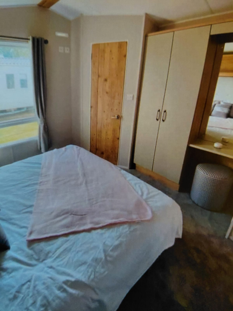 Atlas Debonair 2023 static caravan + deck sited at Seawick Holiday Park, St Osyth, Essex