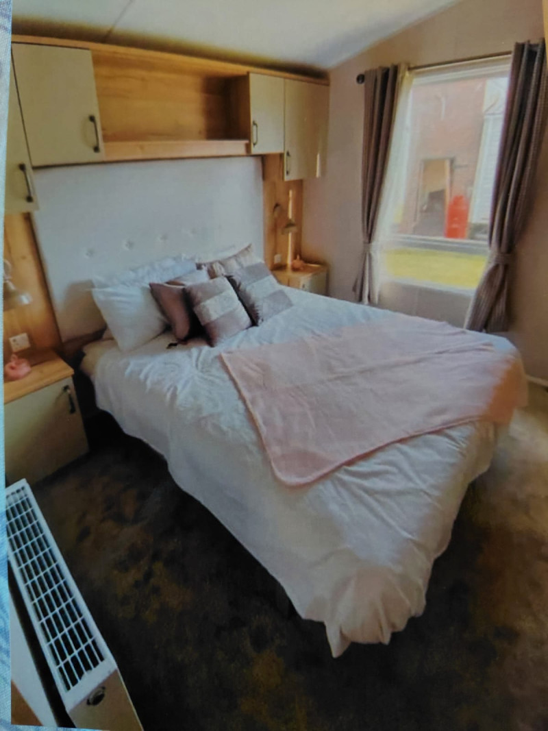 Atlas Debonair 2023 static caravan + deck sited at Seawick Holiday Park, St Osyth, Essex