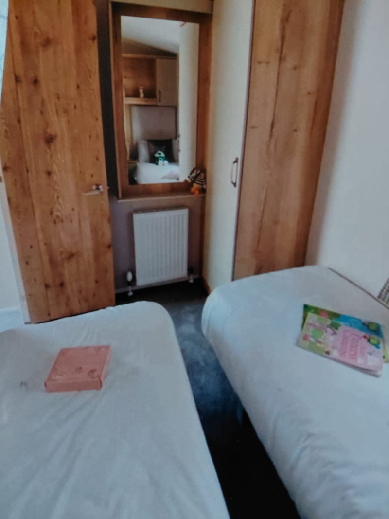 Atlas Debonair 2023 static caravan + deck sited at Seawick Holiday Park, St Osyth, Essex