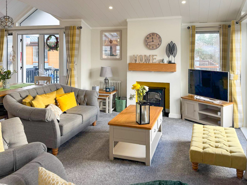 Mulberry Lodge 2019 on super pitch at Haven's Rockley Park, nr Poole, Dorset