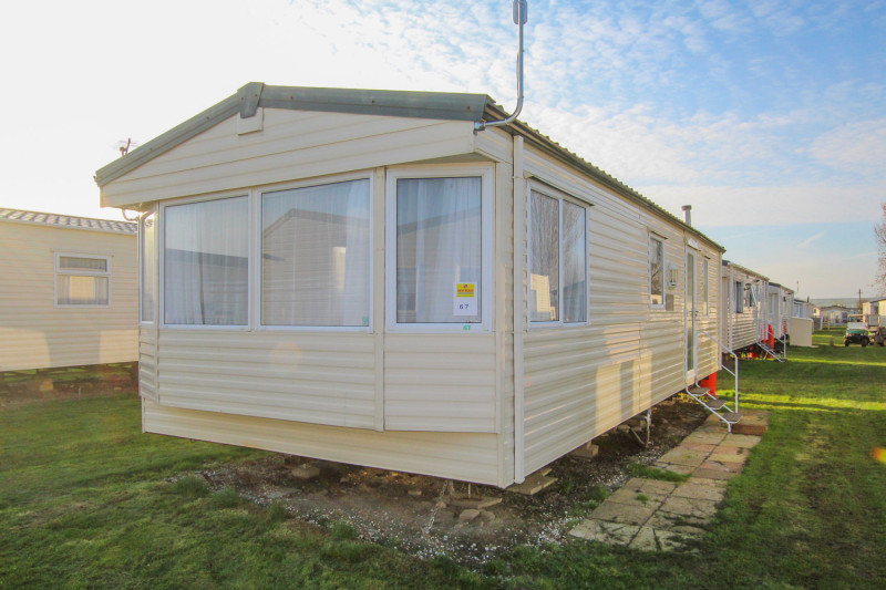 Delta Denbigh Deluxe 2011 static caravan sited at New Beach, Dymchurch, Kent. 3 bedrooms