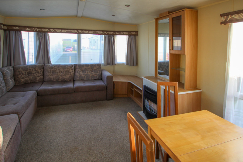 Delta Denbigh Deluxe 2011 static caravan sited at New Beach, Dymchurch, Kent. 3 bedrooms