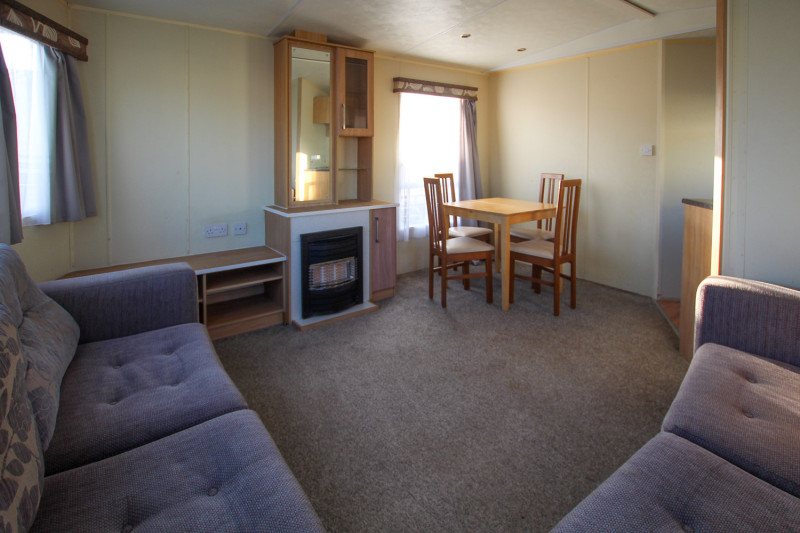 Delta Denbigh Deluxe 2011 static caravan sited at New Beach, Dymchurch, Kent. 3 bedrooms
