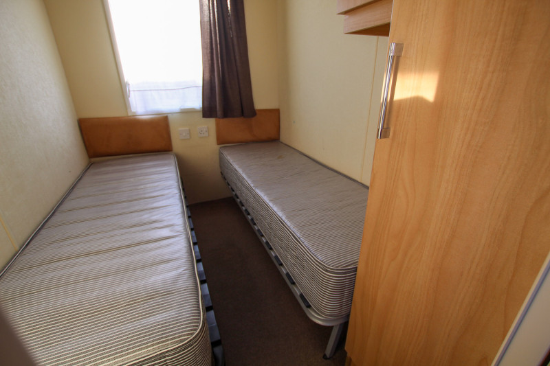 Delta Denbigh Deluxe 2011 static caravan sited at New Beach, Dymchurch, Kent. 3 bedrooms