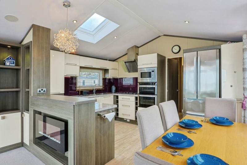Regal Symphony Lodge 2016 on a front-row pitch at Haven's Rockley Park, Poole, Dorset
