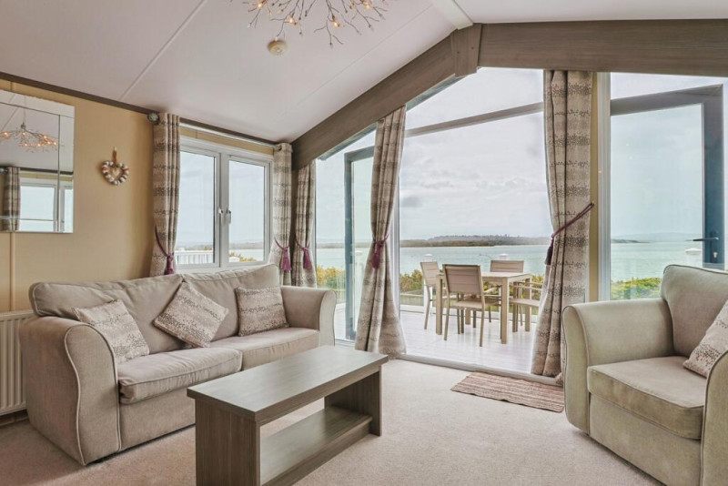 Regal Symphony Lodge 2016 on a front-row pitch at Haven's Rockley Park, Poole, Dorset
