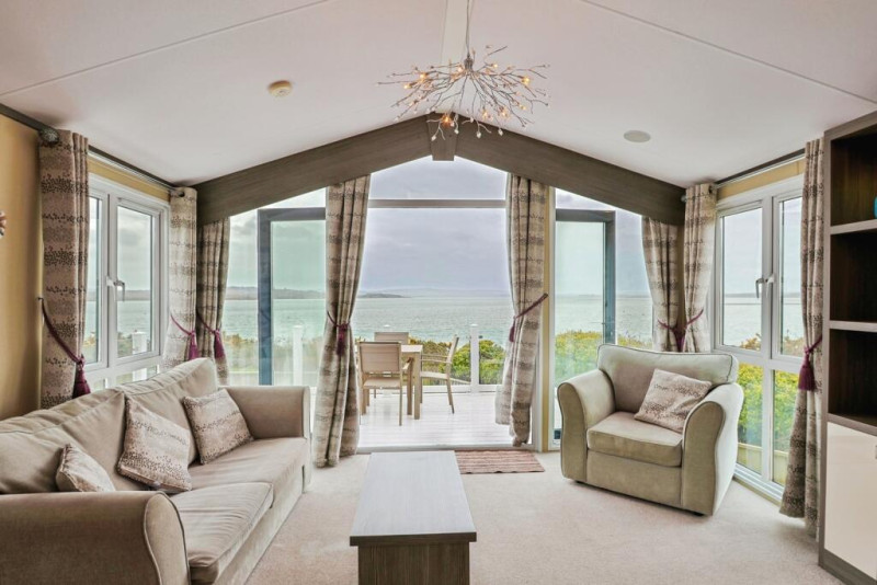 Regal Symphony Lodge 2016 on a front-row pitch at Haven's Rockley Park, Poole, Dorset