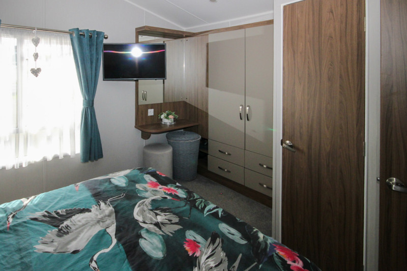 Willerby Avonmore 2019 with a covered decking at Haven's Kent Coast, Allhallows