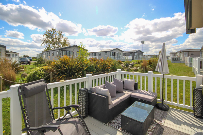 Swift Bordeaux Exclusive 2022 static caravan at Allhallows, Kent on a new development area