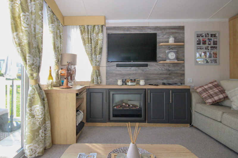 Swift Bordeaux Exclusive 2022 static caravan at Allhallows, Kent on a new development area