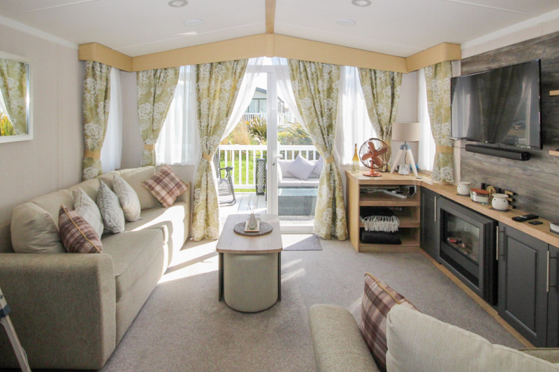 Swift Bordeaux Exclusive 2022 static caravan at Allhallows, Kent on a new development area