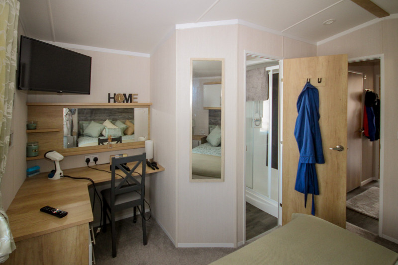 Swift Bordeaux Exclusive 2022 static caravan at Allhallows, Kent on a new development area