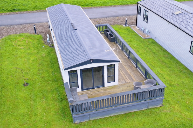 Victory Millfield 2018 static caravan for sale sited at Crofthead Holiday Park, Ayrshire