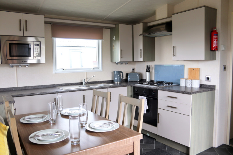 Victory Millfield 2018 static caravan for sale sited at Crofthead Holiday Park, Ayrshire