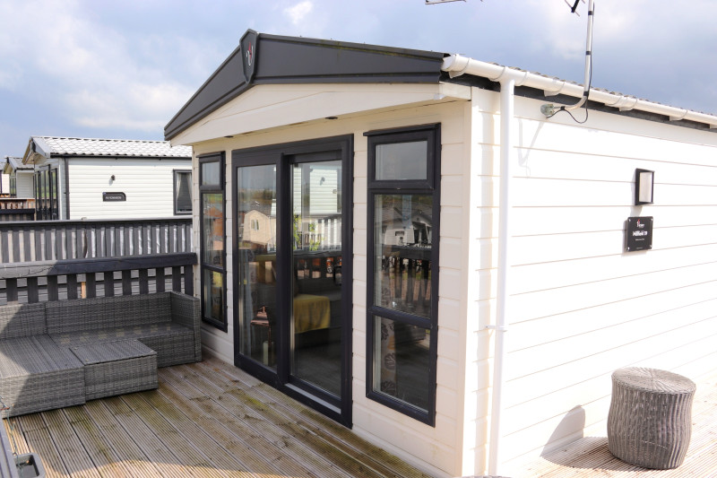 Victory Millfield 2018 static caravan for sale sited at Crofthead Holiday Park, Ayrshire