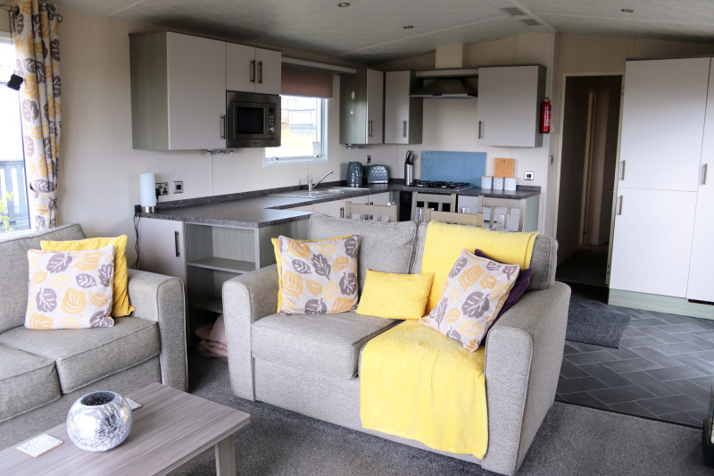 Victory Millfield 2018 static caravan for sale sited at Crofthead Holiday Park, Ayrshire