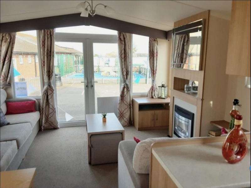 Swift Bordeaux 2014 static caravan on Golden Leas Holiday Park, Sheppey, Kent
