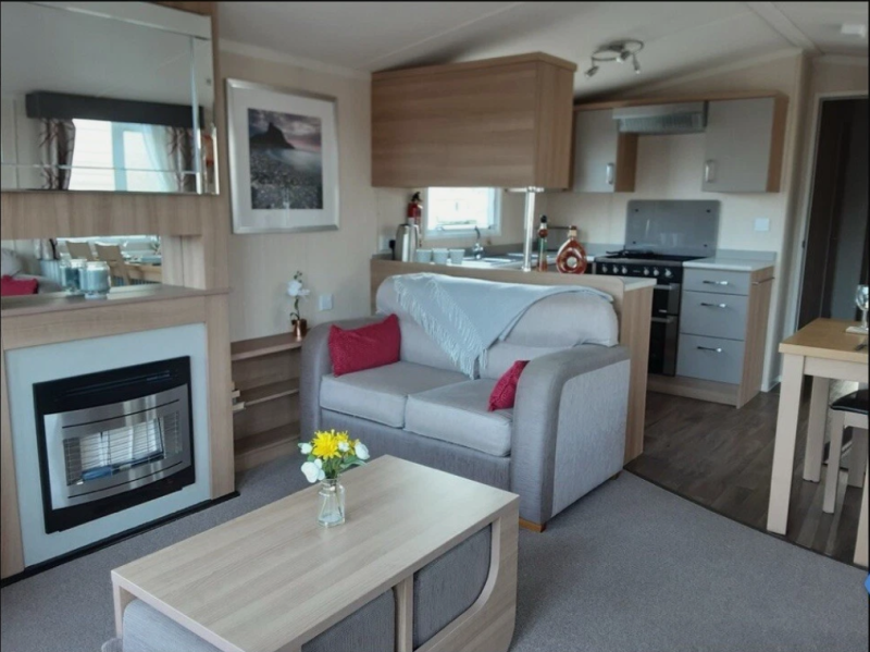 Swift Bordeaux 2014 static caravan on Golden Leas Holiday Park, Sheppey, Kent