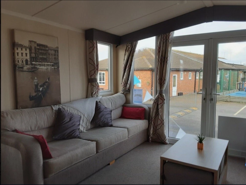 Swift Bordeaux 2014 static caravan on Golden Leas Holiday Park, Sheppey, Kent
