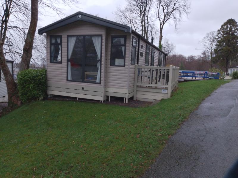 Swift Burgundy 2020 static caravan for sale sited in Brynteg, Caenarfon, North Wales