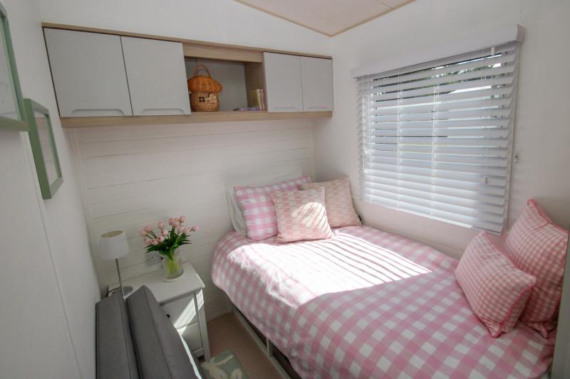 ABI Beachcomber 2012 static caravan at Haven Kent Coast, Allhallows. 2 bedrooms, decking