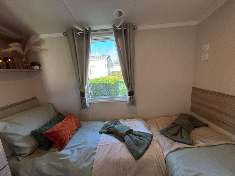 Stunning Swift Adventurer 2016 static caravan sited at Shorefield Country Park,