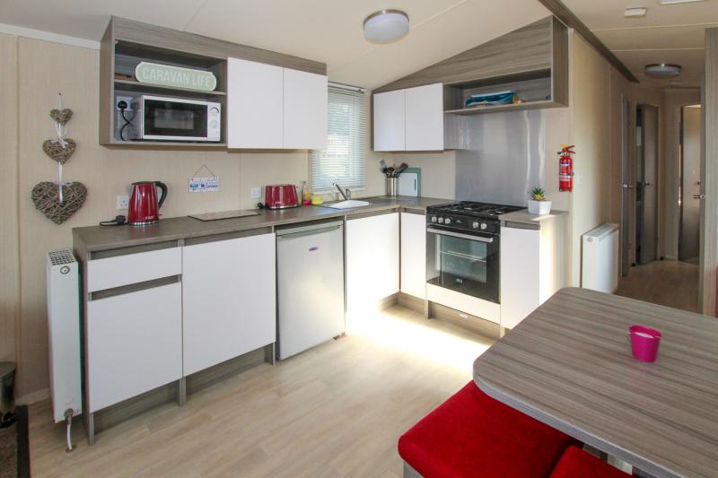 Swift Soleil 2014 static caravan at Haven's Kent Coast, Allhallows